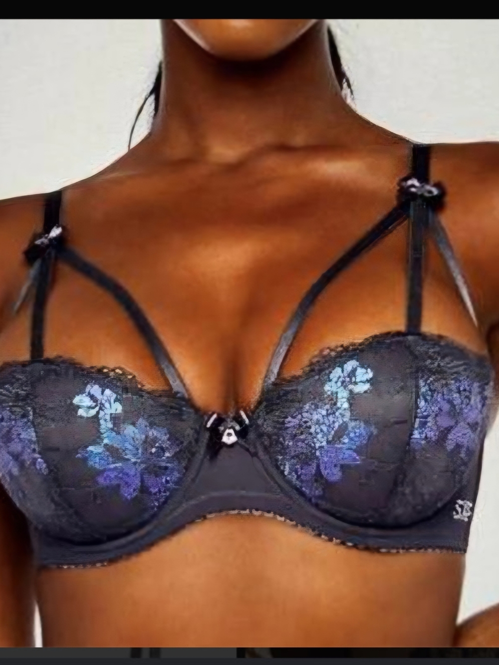 Savage X Fenty Living In The Clouds Floral Lace Balconette Bra